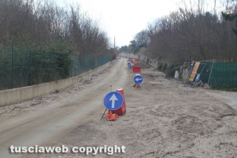 Strada Ponte Sodo, i lavori