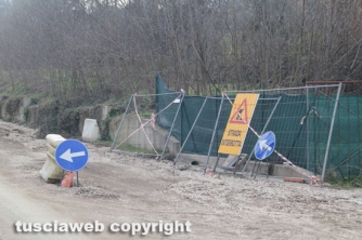 Strada Ponte Sodo, i lavori