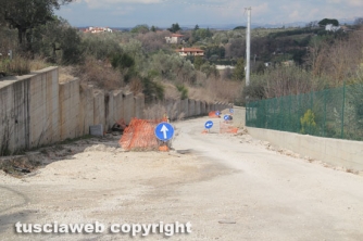 Strada Ponte Sodo, i lavori