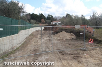 Strada Ponte Sodo, i lavori