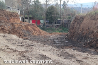 Strada Ponte Sodo, i lavori