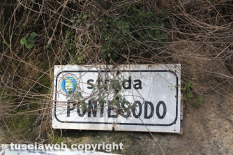 Strada Ponte Sodo, i lavori