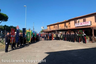 Viterbo - Strage Ponte di Cetti, la cerimonia in ricordo di Pietro Cuzzoli e Ippolito Cortellessa