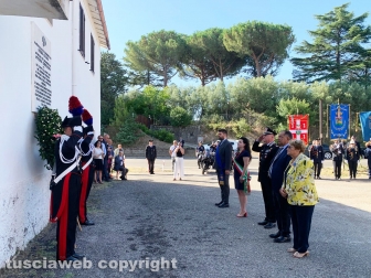 Viterbo - Strage Ponte di Cetti, la cerimonia in ricordo di Pietro Cuzzoli e Ippolito Cortellessa