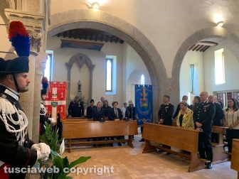 Viterbo - Strage Ponte di Cetti, la cerimonia in ricordo di Pietro Cuzzoli e Ippolito Cortellessa