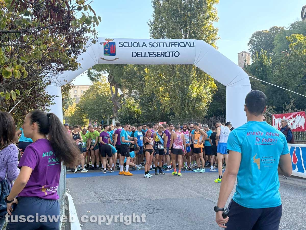 StraViterbo, quasi 300 partecipanti alla gara competitiva tra le vie del centro