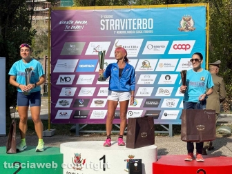 StraViterbo, quasi 300 partecipanti alla gara competitiva tra le vie del centro - Alessia Rotondo, Marcella Municchi e Sara Cortona