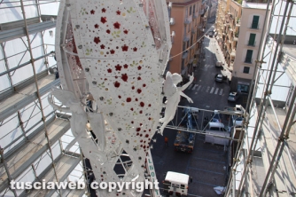 Macchina 2014 - Sui tetti di Viterbo con Santa Rosa