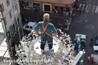 Macchina 2014 - Sui tetti di Viterbo con Santa Rosa