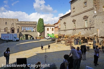 Sul set dei Medici