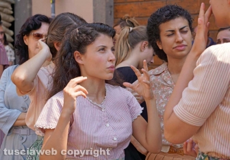 Sul set del telefilm Catch-22