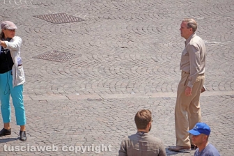 Sul set del telefilm Catch-22