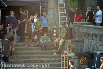 Sul set del telefilm Catch-22