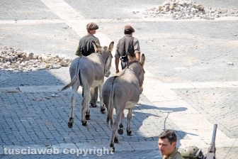 Sul set del telefilm Catch-22