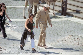 Sul set del telefilm Catch-22