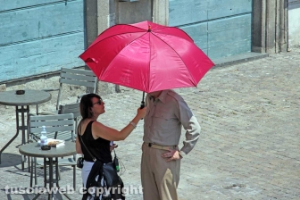 Sul set del telefilm Catch-22