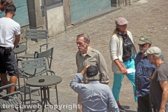 Sul set del telefilm Catch-22
