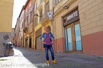 Sul set di Federico Fellini