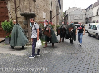 Viterbo - Sul set della serie tv Leonardo