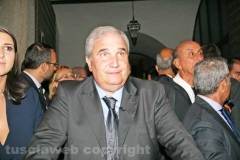 Fioroni con Pietro Grasso nel monastero delle clarisse