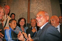 Pietro Grasso nel monastero delle clarisse