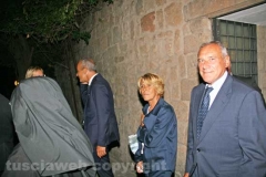 Pietro Grasso nel monastero delle clarisse