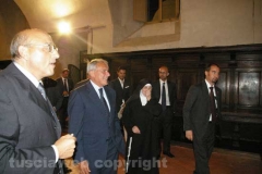 Pietro Grasso nel monastero delle clarisseimgp7987