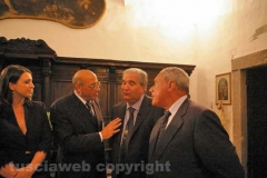 Pietro Grasso nel monastero delle clarisse