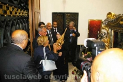 Pietro Grasso nel monastero delle clarisse