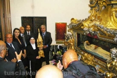 Pietro Grasso nel monastero delle clarisse