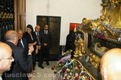 Pietro Grasso nel monastero delle clarisse