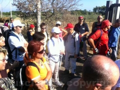 Alcuni partecipanti in strada Palanzana