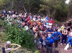 Gruppo in sosta a Roccaltia