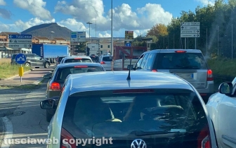 Viterbo - Superstrada chiusa - Traffico in tilt