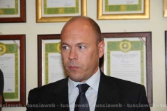 Il capo della mobile Fabio Zampaglione