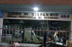 Viterbo - Sventrata filiale Carivit