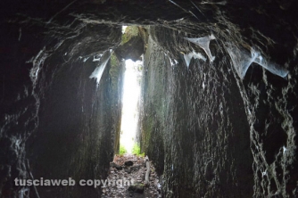 Etruschi - Castel d\'Asso - Sversamenti nell\'Urcionio