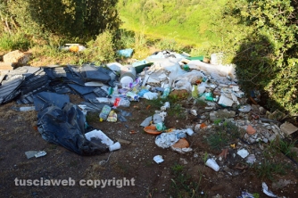 Etruschi - Castel d\'Asso - Sversamenti nell\'Urcionio