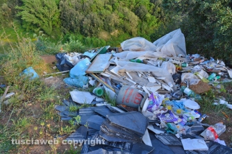 Etruschi - Castel d\'Asso - Sversamenti nell\'Urcionio