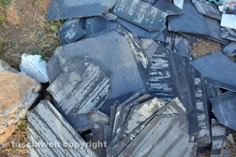 Etruschi - Castel d\'Asso - Sversamenti nell\'Urcionio