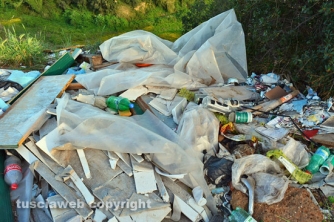 Etruschi - Castel d\'Asso - Sversamenti nell\'Urcionio