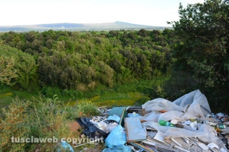 Etruschi - Castel d\'Asso - Sversamenti nell\'Urcionio