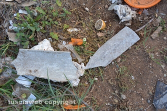 Etruschi - Castel d\'Asso - Sversamenti nell\'Urcionio