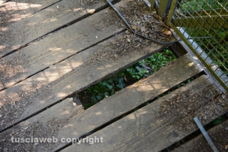 Etruschi - Castel d\'Asso - Sversamenti nell\'Urcionio