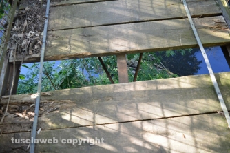 Etruschi - Castel d\'Asso - Sversamenti nell\'Urcionio