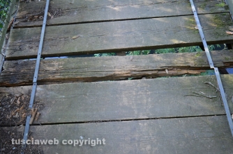 Etruschi - Castel d\'Asso - Sversamenti nell\'Urcionio