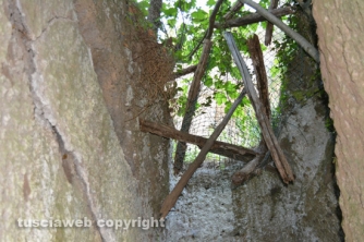 Etruschi - Castel d\'Asso - Sversamenti nell\'Urcionio