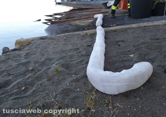 Marta - Sversamento di gasolio nel lago di Bolsena