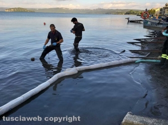 Marta - Sversamento di gasolio nel lago di Bolsena