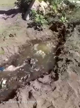 Capodimonte - Sversamento di liquami nel lago di Bolsena